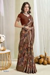 Jiya Vol 6 By Vallabhi Georgette Leaf Printed Sarees Wholesale Market In Surat
